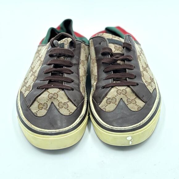 Gucci Coda Guccissima sneakers red green web - Picture 4 of 13